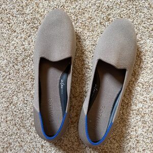 Rothy's Women's Taupe and Blue Flats
